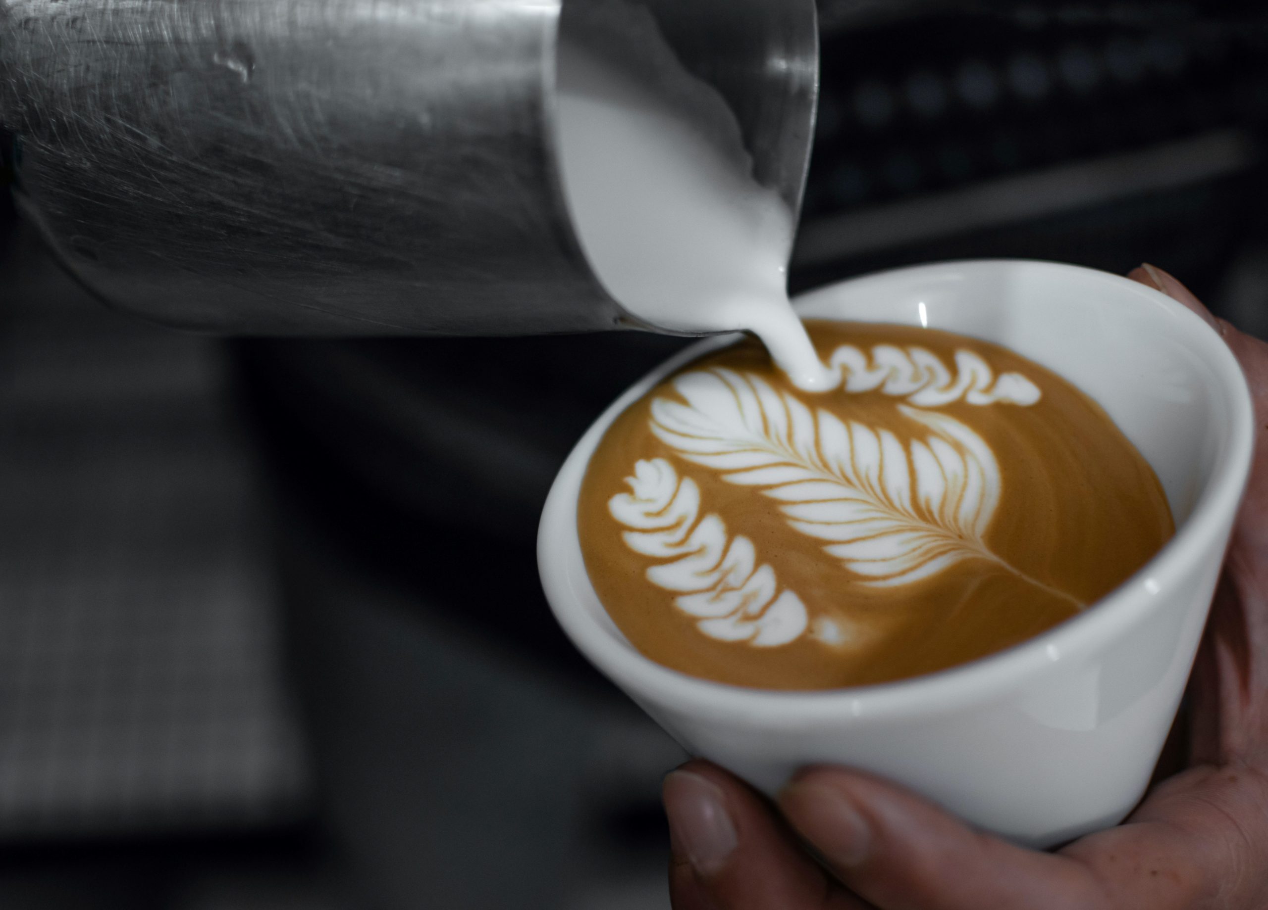 Metodo latte art con jarra